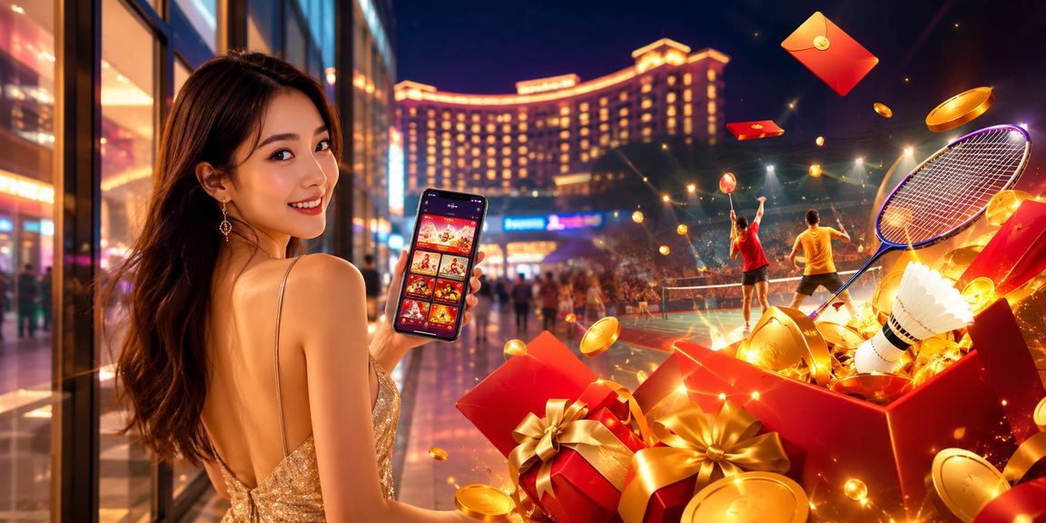Suasana permainan kasino Genting Highlands Malaysia dengan amplop merah bonus
