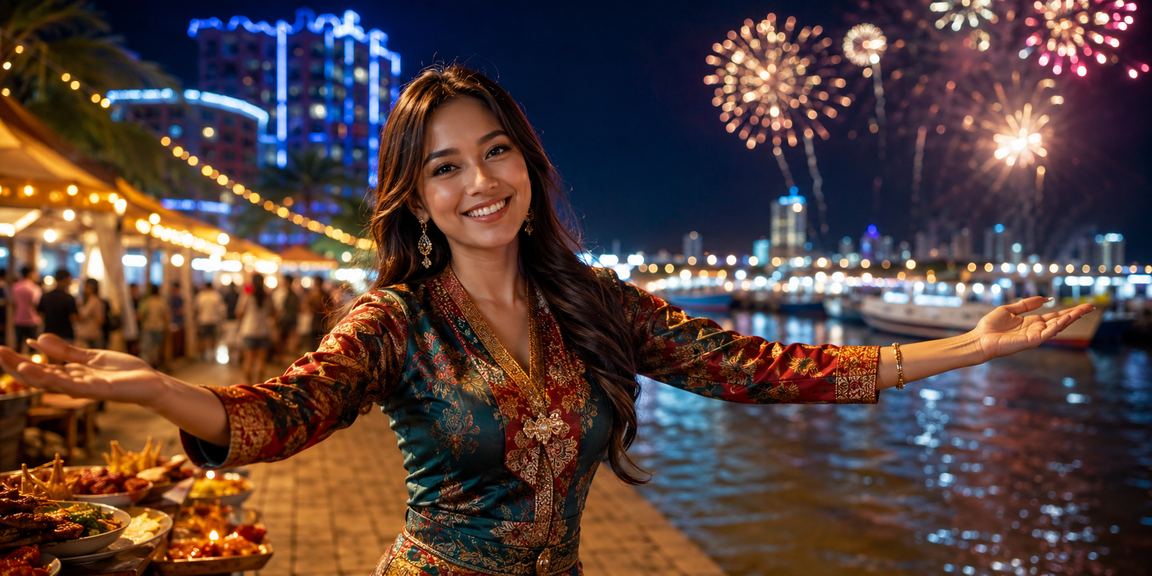 Suasana kasino hiburan Malaysia dengan meja roulette mewah
